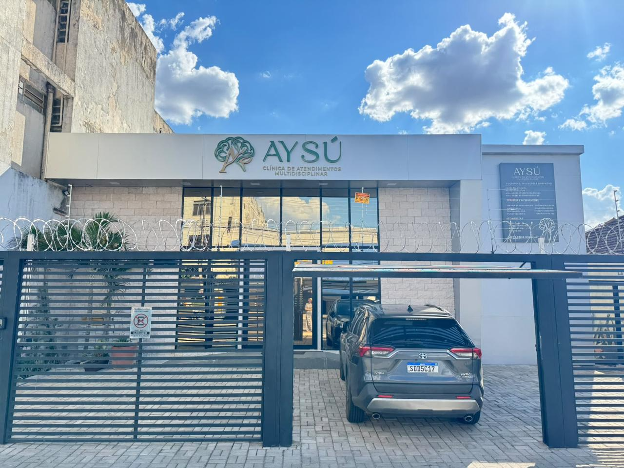 Fachada da clínica Aysu em Goiânia