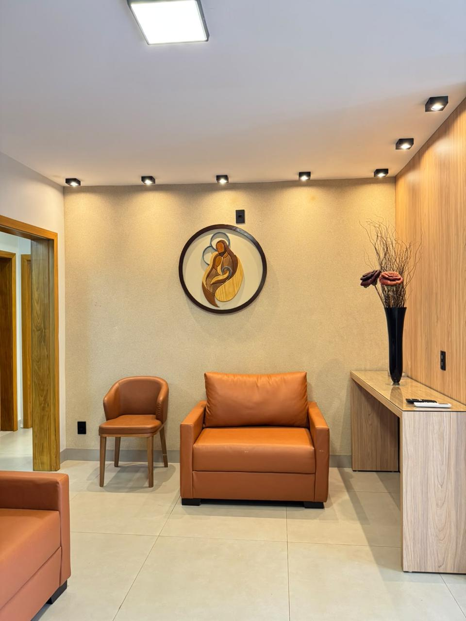 Sala de espera da clínica Aysu